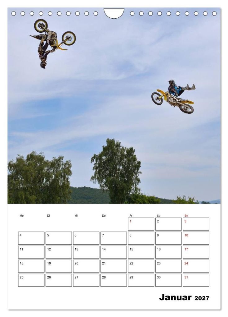 Weitere Ansicht: Motocross Terminplaner (Wandkalender 2027 DIN A4 hoch), CALVENDO Monatskalender | Jochen Dietrich, Calvendo
