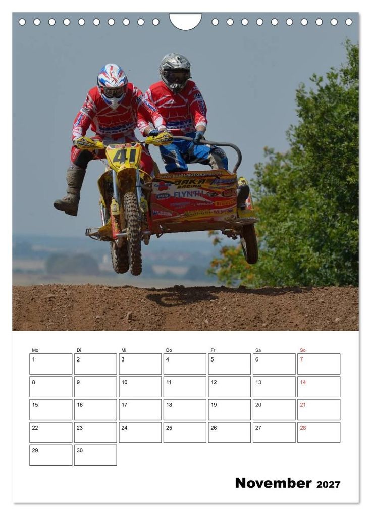 Weitere Ansicht: Motocross Terminplaner (Wandkalender 2027 DIN A4 hoch), CALVENDO Monatskalender | Jochen Dietrich, Calvendo