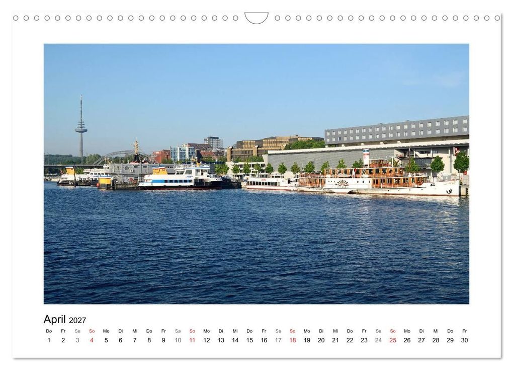 Weitere Ansicht: Kiel und Umland (Wandkalender 2027 DIN A3 quer), CALVENDO Monatskalender | Rainer Plett, Calvendo