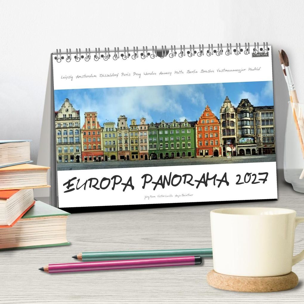 Weitere Ansicht: Europa Panorama 2027 (Tischkalender 2027 DIN A5 quer), CALVENDO Monatskalender | Jörg Rom, Calvendo
