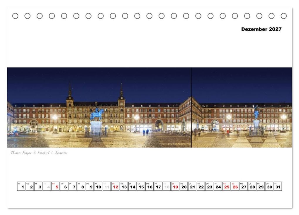 Weitere Ansicht: Europa Panorama 2027 (Tischkalender 2027 DIN A5 quer), CALVENDO Monatskalender | Jörg Rom, Calvendo