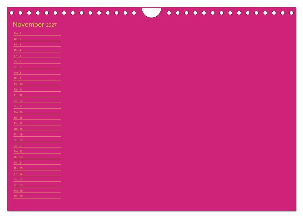 Weitere Ansicht: Bastel-Geburtstagskalender pink / Geburtstagskalender (Wandkalender 2027 DIN A4 quer), CALVENDO Monatskalender | Kreativ ist gut, Calvendo