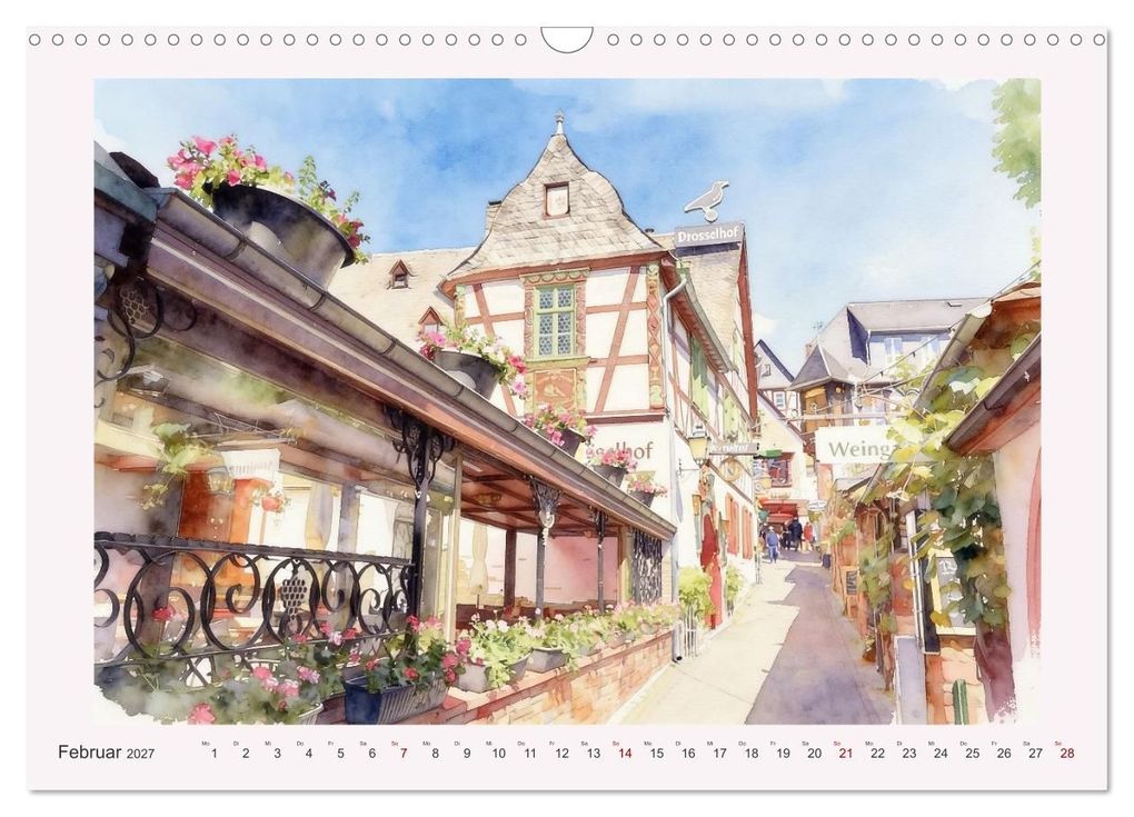 Weitere Ansicht: Die schönsten Altstädte in Hessen (Wandkalender 2027 DIN A3 quer), CALVENDO Monatskalender | Claudia Kleemann, Calvendo