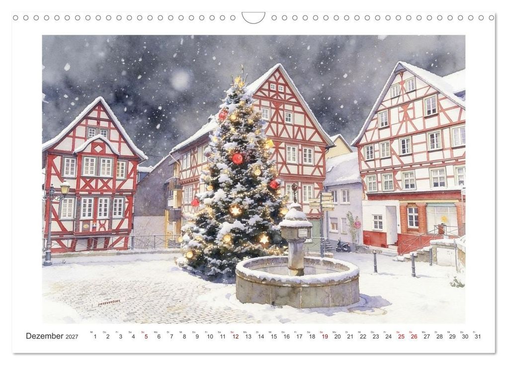 Weitere Ansicht: Die schönsten Altstädte in Hessen (Wandkalender 2027 DIN A3 quer), CALVENDO Monatskalender | Claudia Kleemann, Calvendo