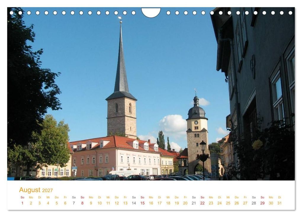 Weitere Ansicht: ARNSTADT - Die älteste Stadt in den neuen Bundesländern (Wandkalender 2027 DIN A4 quer), CALVENDO Monatskalender | Bild- & Kalenderverlag Monika Müller, Calvendo