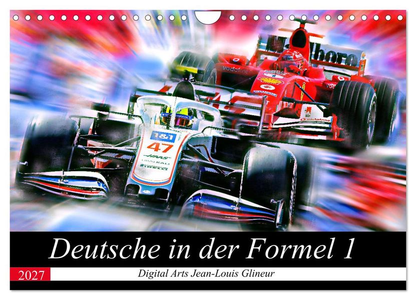 Produktbild: Deutsche in der Formel 1 (Wandkalender 2027 DIN A4 quer), CALVENDO Monatskalender | Jean-Louis Glineur, Calvendo