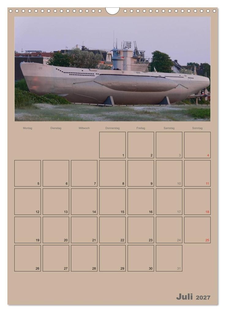 Weitere Ansicht: Rund um die Kieler Förde / Planer (Wandkalender 2027 DIN A3 hoch), CALVENDO Monatskalender | Veronika Rix, Calvendo