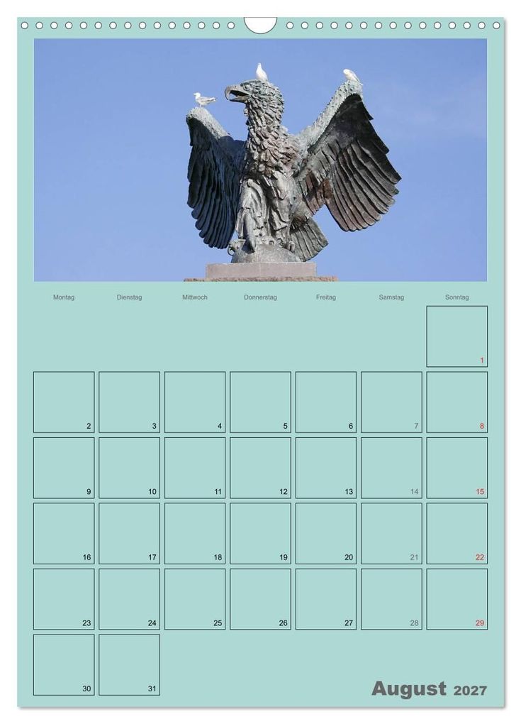 Weitere Ansicht: Rund um die Kieler Förde / Planer (Wandkalender 2027 DIN A3 hoch), CALVENDO Monatskalender | Veronika Rix, Calvendo