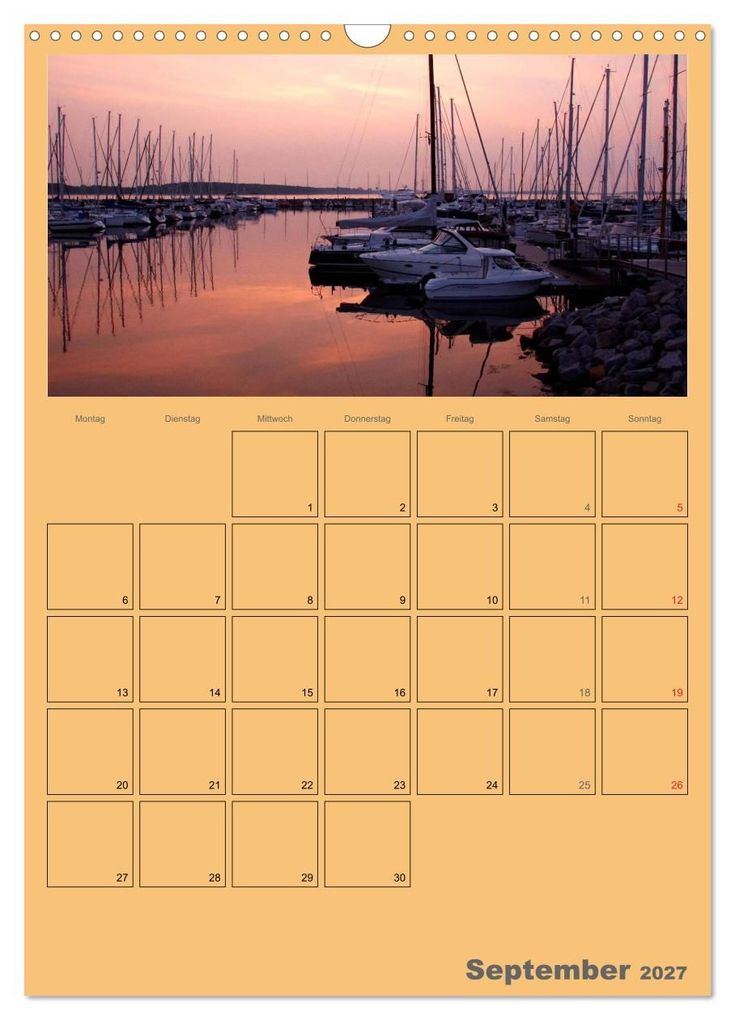 Weitere Ansicht: Rund um die Kieler Förde / Planer (Wandkalender 2027 DIN A3 hoch), CALVENDO Monatskalender | Veronika Rix, Calvendo