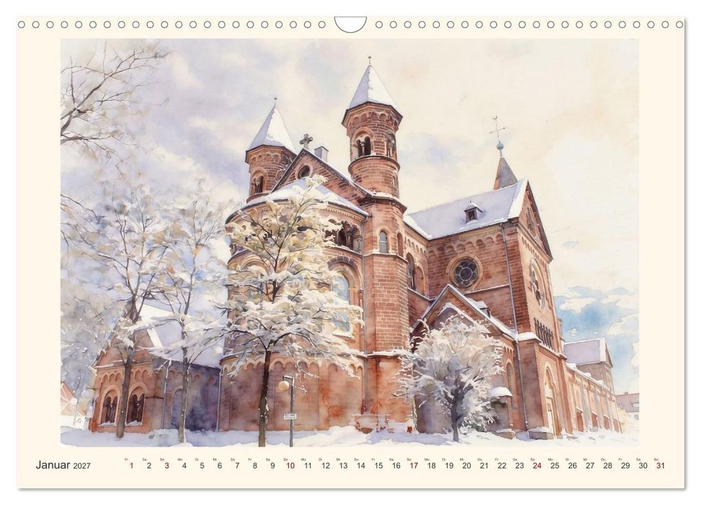 Weitere Ansicht: Charmantes Saarland (Wandkalender 2027 DIN A3 quer), CALVENDO Monatskalender | Claudia Kleemann, Calvendo