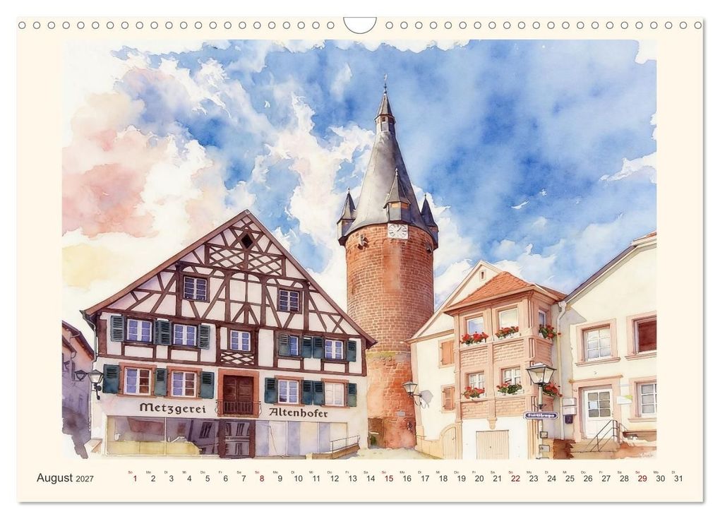 Weitere Ansicht: Charmantes Saarland (Wandkalender 2027 DIN A3 quer), CALVENDO Monatskalender | Claudia Kleemann, Calvendo