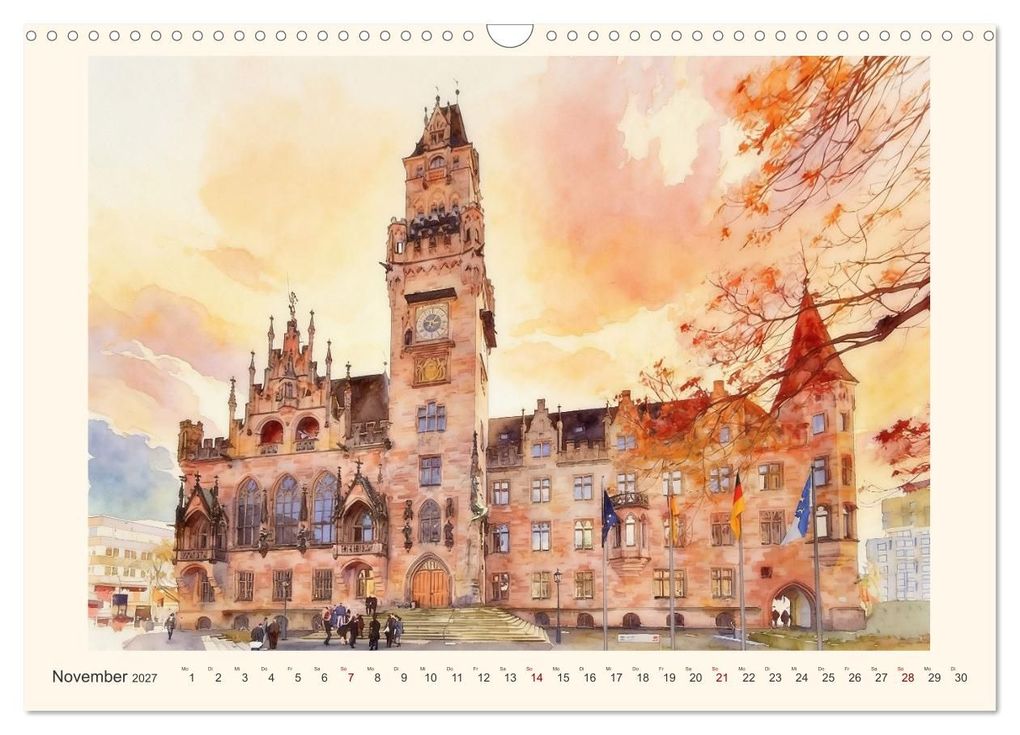 Weitere Ansicht: Charmantes Saarland (Wandkalender 2027 DIN A3 quer), CALVENDO Monatskalender | Claudia Kleemann, Calvendo