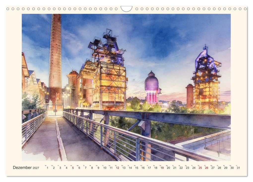 Weitere Ansicht: Charmantes Saarland (Wandkalender 2027 DIN A3 quer), CALVENDO Monatskalender | Claudia Kleemann, Calvendo