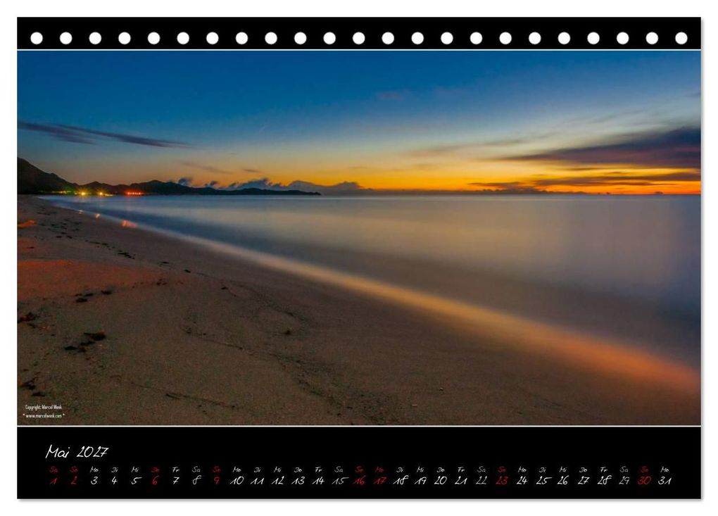 Weitere Ansicht: Sardinien Panoramakalender (Tischkalender 2027 DIN A5 quer), CALVENDO Monatskalender | Marcel Wenk, Calvendo