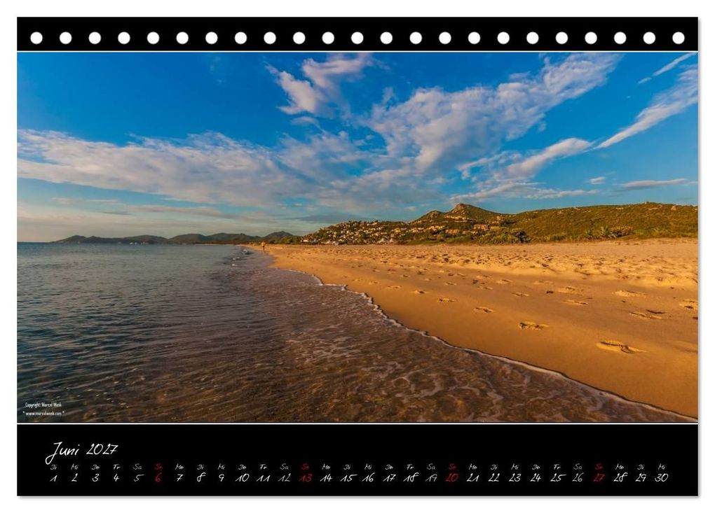 Weitere Ansicht: Sardinien Panoramakalender (Tischkalender 2027 DIN A5 quer), CALVENDO Monatskalender | Marcel Wenk, Calvendo