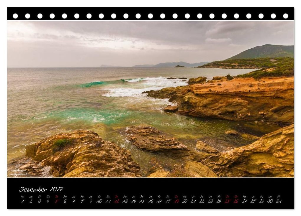 Weitere Ansicht: Sardinien Panoramakalender (Tischkalender 2027 DIN A5 quer), CALVENDO Monatskalender | Marcel Wenk, Calvendo