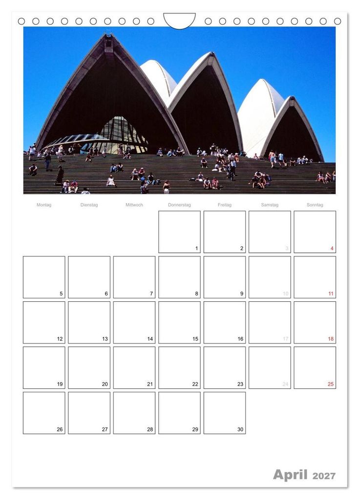 Weitere Ansicht: Australien - Terminplaner (Wandkalender 2027 DIN A4 hoch), CALVENDO Monatskalender | Rainer Grosskopf, Calvendo