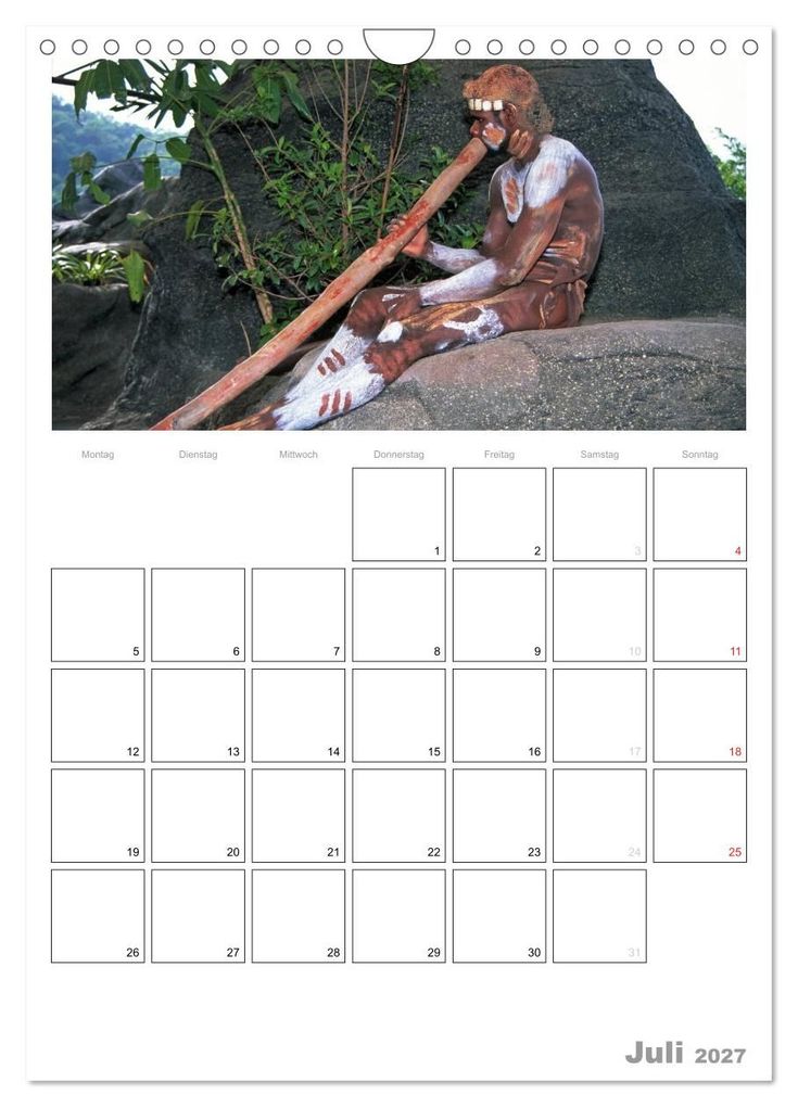 Weitere Ansicht: Australien - Terminplaner (Wandkalender 2027 DIN A4 hoch), CALVENDO Monatskalender | Rainer Grosskopf, Calvendo