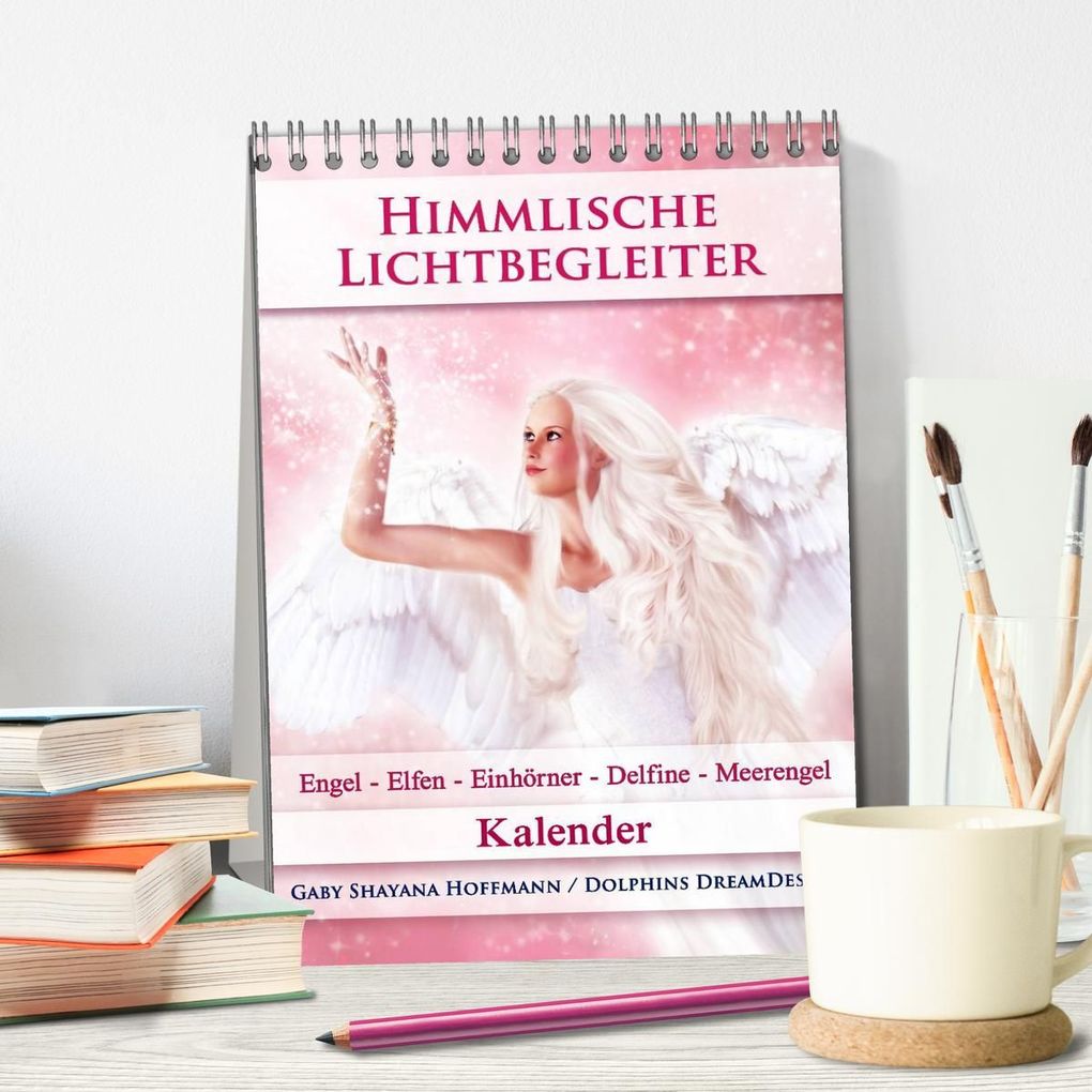 Weitere Ansicht: Himmlische Lichtbegleiter - Kalender (Tischkalender 2027 DIN A5 hoch), CALVENDO Monatskalender | Gaby Shayana Hoffmann, Calvendo