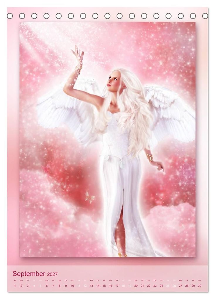 Weitere Ansicht: Himmlische Lichtbegleiter - Kalender (Tischkalender 2027 DIN A5 hoch), CALVENDO Monatskalender | Gaby Shayana Hoffmann, Calvendo