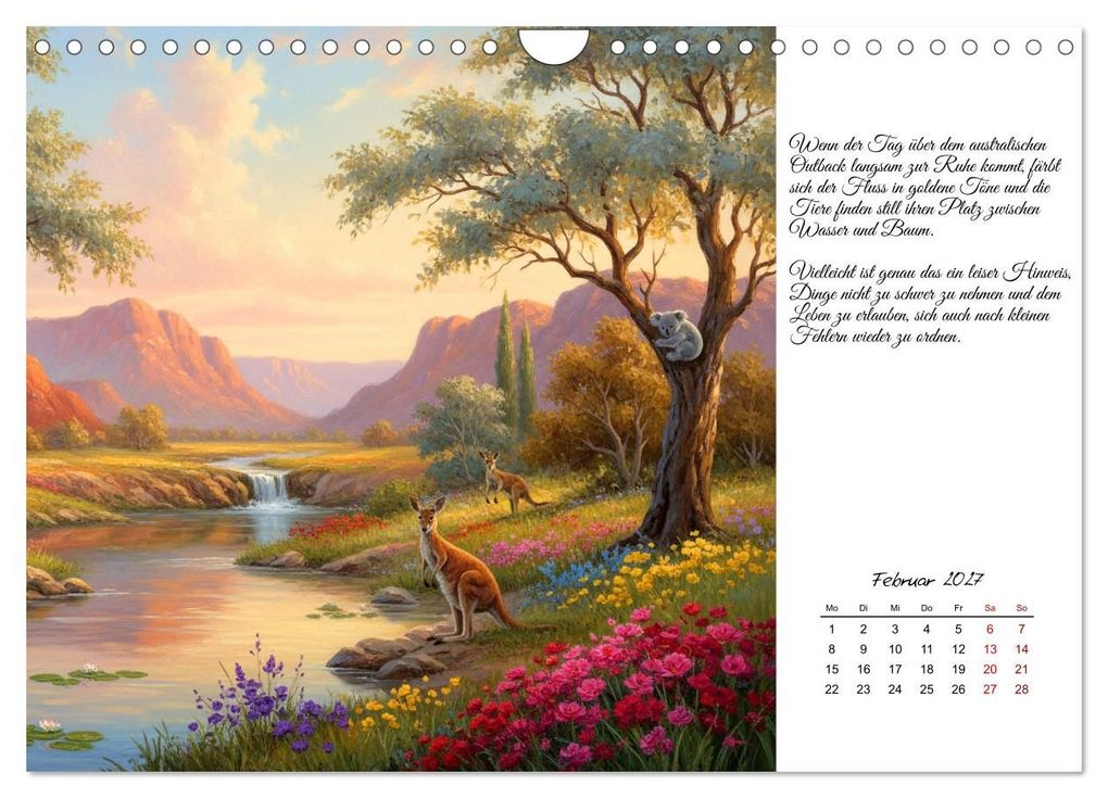 Weitere Ansicht: Motivierend friedlich (Wandkalender 2027 DIN A4 quer), CALVENDO Monatskalender | Kerstin Waurick, Calvendo