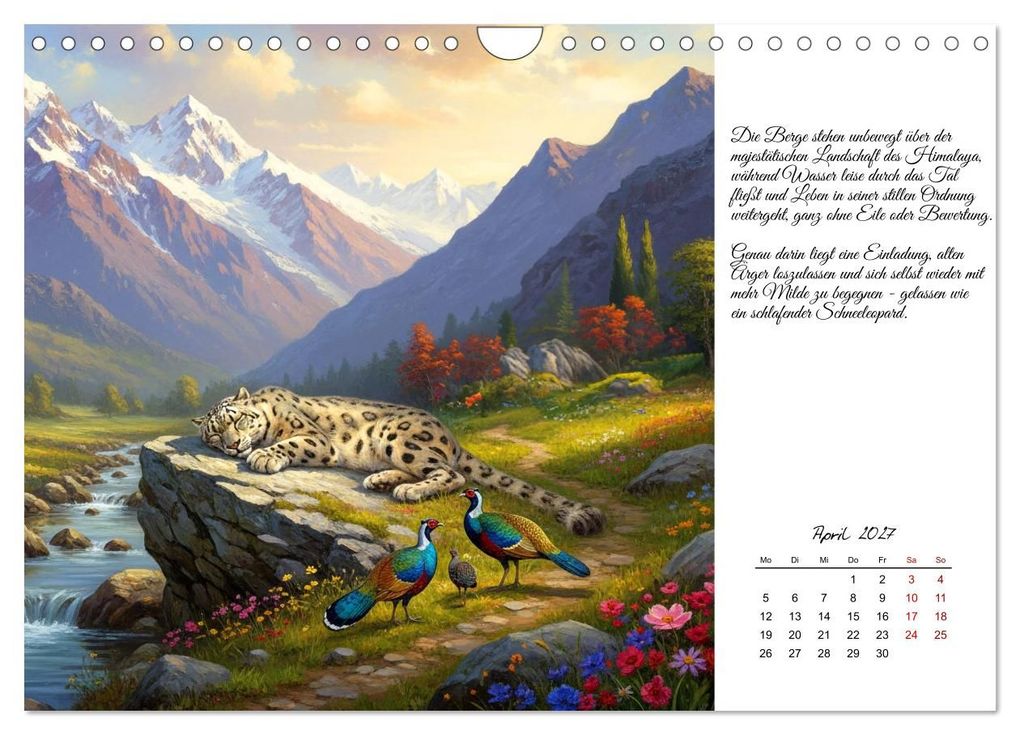 Weitere Ansicht: Motivierend friedlich (Wandkalender 2027 DIN A4 quer), CALVENDO Monatskalender | Kerstin Waurick, Calvendo