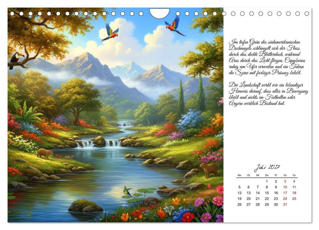 Weitere Ansicht: Motivierend friedlich (Wandkalender 2027 DIN A4 quer), CALVENDO Monatskalender | Kerstin Waurick, Calvendo