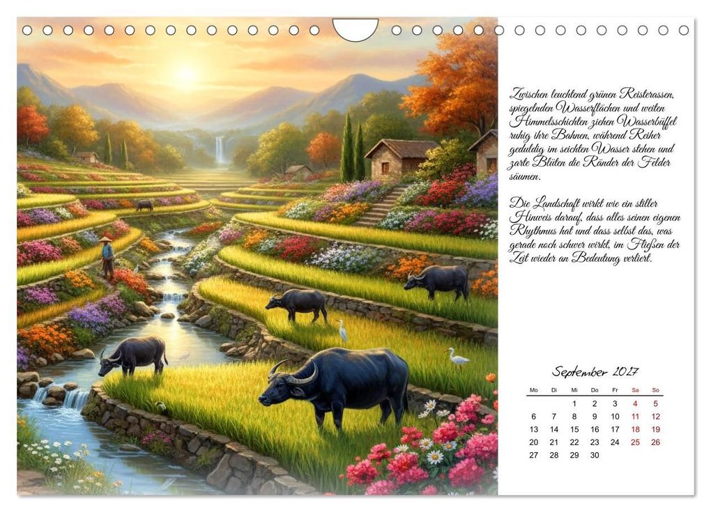 Weitere Ansicht: Motivierend friedlich (Wandkalender 2027 DIN A4 quer), CALVENDO Monatskalender | Kerstin Waurick, Calvendo