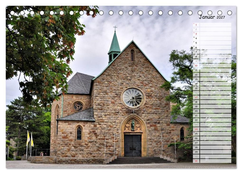 Weitere Ansicht: Bochum / Geburtstagskalender (Tischkalender 2027 DIN A5 quer), CALVENDO Monatskalender | Uwe Reschke, Calvendo