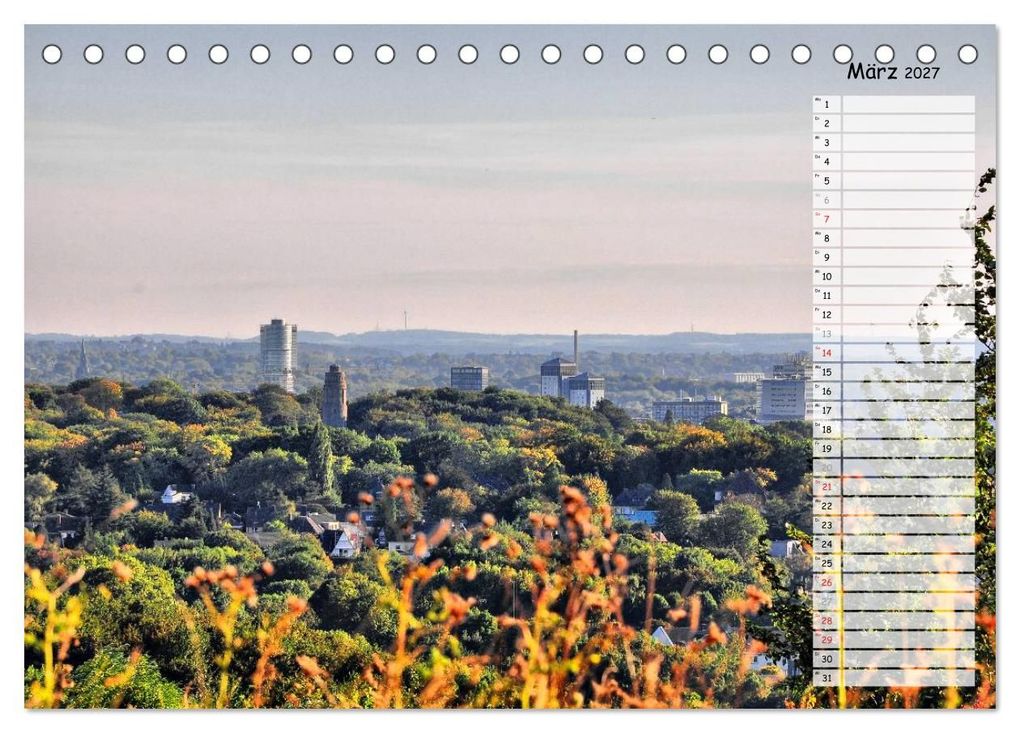 Weitere Ansicht: Bochum / Geburtstagskalender (Tischkalender 2027 DIN A5 quer), CALVENDO Monatskalender | Uwe Reschke, Calvendo