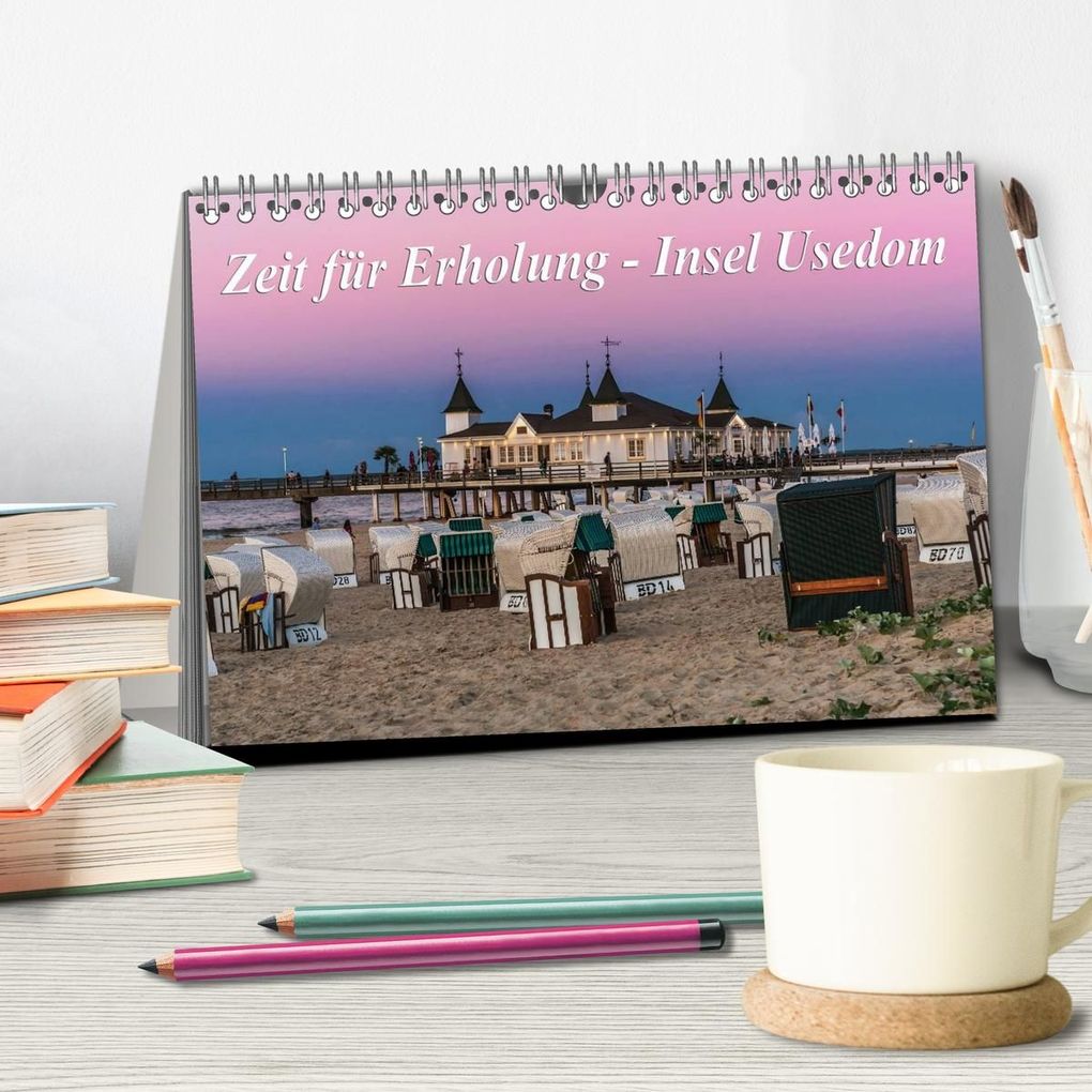 Weitere Ansicht: Zeit für Erholung - Insel Usedom / Geburtstagskalender (Tischkalender 2027 DIN A5 quer), CALVENDO Monatskalender | Gunter Kirsch, Calvendo
