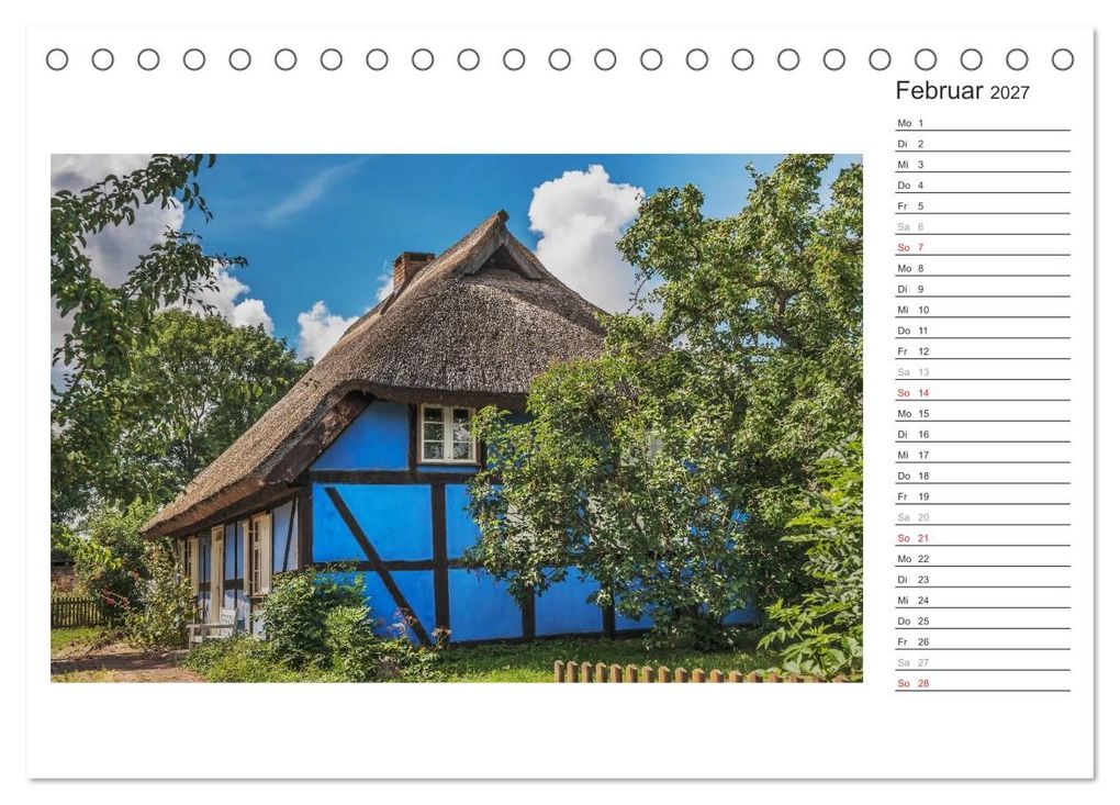 Weitere Ansicht: Zeit für Erholung - Insel Usedom / Geburtstagskalender (Tischkalender 2027 DIN A5 quer), CALVENDO Monatskalender | Gunter Kirsch, Calvendo