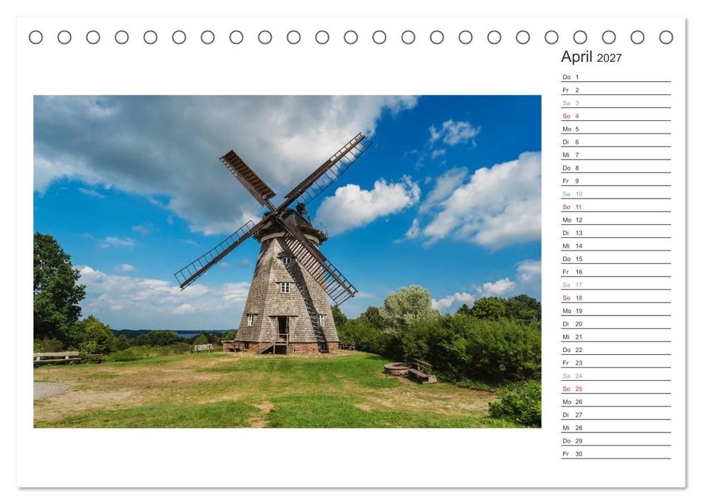 Weitere Ansicht: Zeit für Erholung - Insel Usedom / Geburtstagskalender (Tischkalender 2027 DIN A5 quer), CALVENDO Monatskalender | Gunter Kirsch, Calvendo