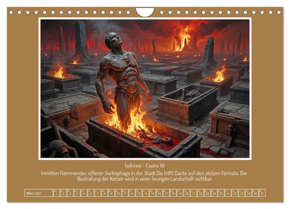 Weitere Ansicht: Surreale Sphären: Dantes Göttliche Komödie (Wandkalender 2027 DIN A4 quer), CALVENDO Monatskalender | Werner Braun, Calvendo