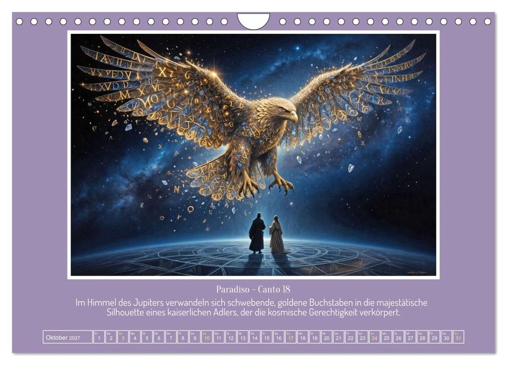 Weitere Ansicht: Surreale Sphären: Dantes Göttliche Komödie (Wandkalender 2027 DIN A4 quer), CALVENDO Monatskalender | Werner Braun, Calvendo