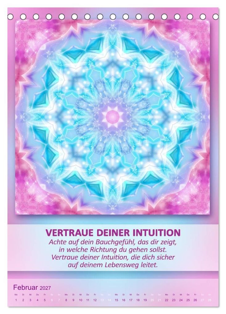 Weitere Ansicht: Light Energy Mandalas - Kalender - Vol. 2 (Tischkalender 2027 DIN A5 hoch), CALVENDO Monatskalender | Gaby Shayana Hoffmann, Calvendo