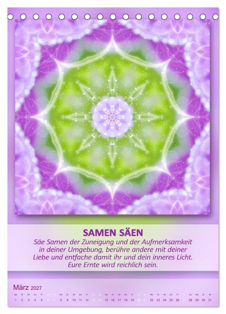 Weitere Ansicht: Light Energy Mandalas - Kalender - Vol. 2 (Tischkalender 2027 DIN A5 hoch), CALVENDO Monatskalender | Gaby Shayana Hoffmann, Calvendo