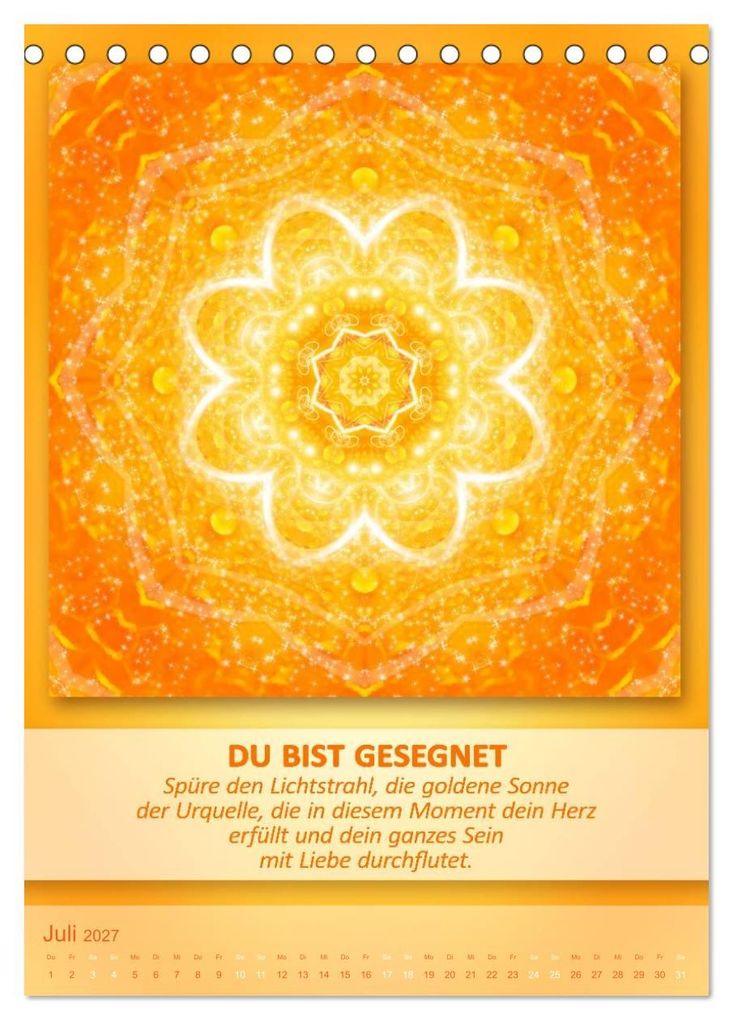 Weitere Ansicht: Light Energy Mandalas - Kalender - Vol. 2 (Tischkalender 2027 DIN A5 hoch), CALVENDO Monatskalender | Gaby Shayana Hoffmann, Calvendo