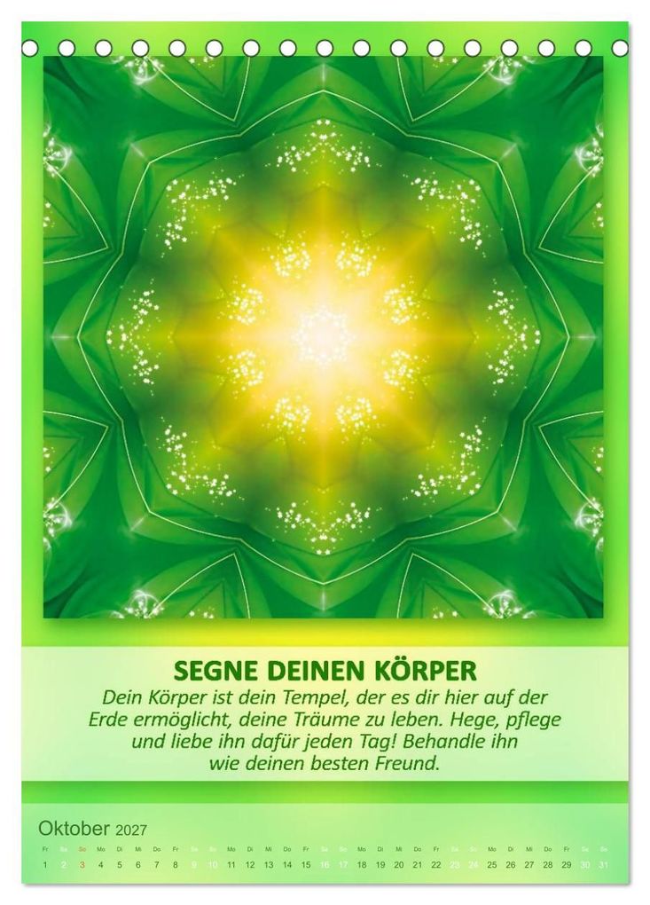 Weitere Ansicht: Light Energy Mandalas - Kalender - Vol. 2 (Tischkalender 2027 DIN A5 hoch), CALVENDO Monatskalender | Gaby Shayana Hoffmann, Calvendo