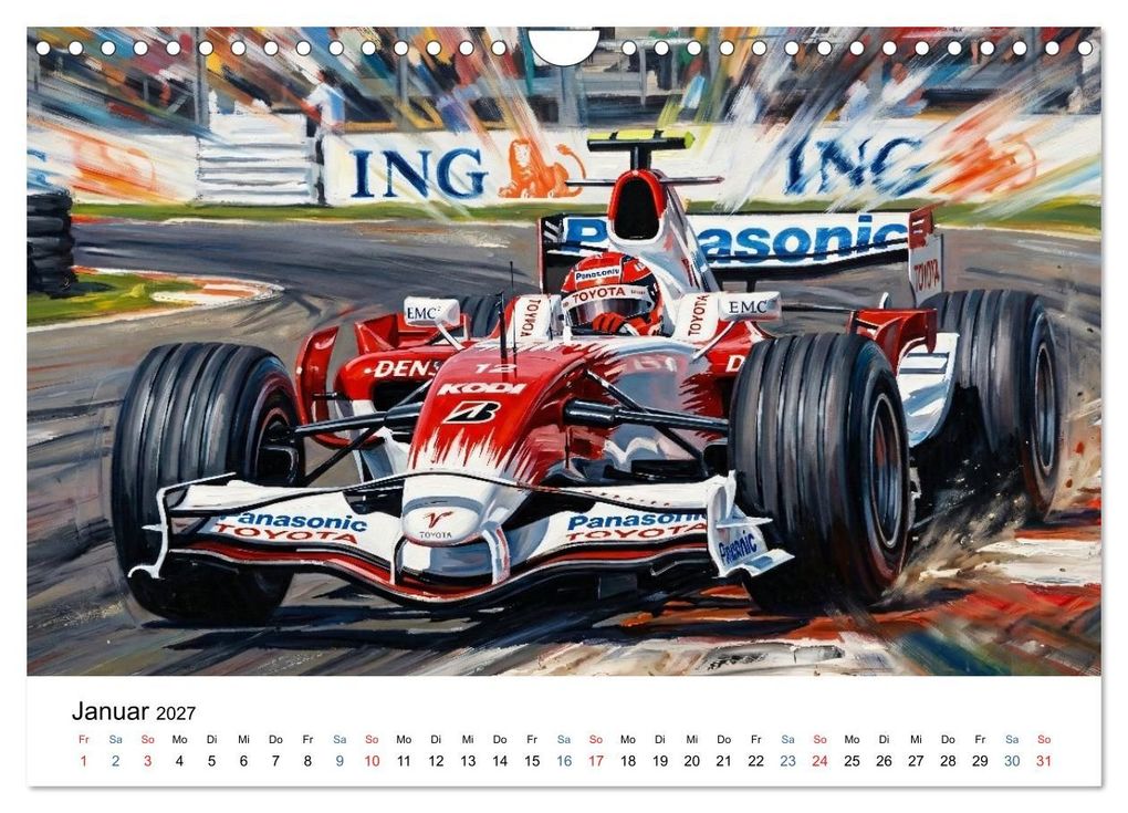 Weitere Ansicht: Deutsche in der Formel 1 (Wandkalender 2027 DIN A4 quer), CALVENDO Monatskalender | Jean-Louis Glineur, Calvendo