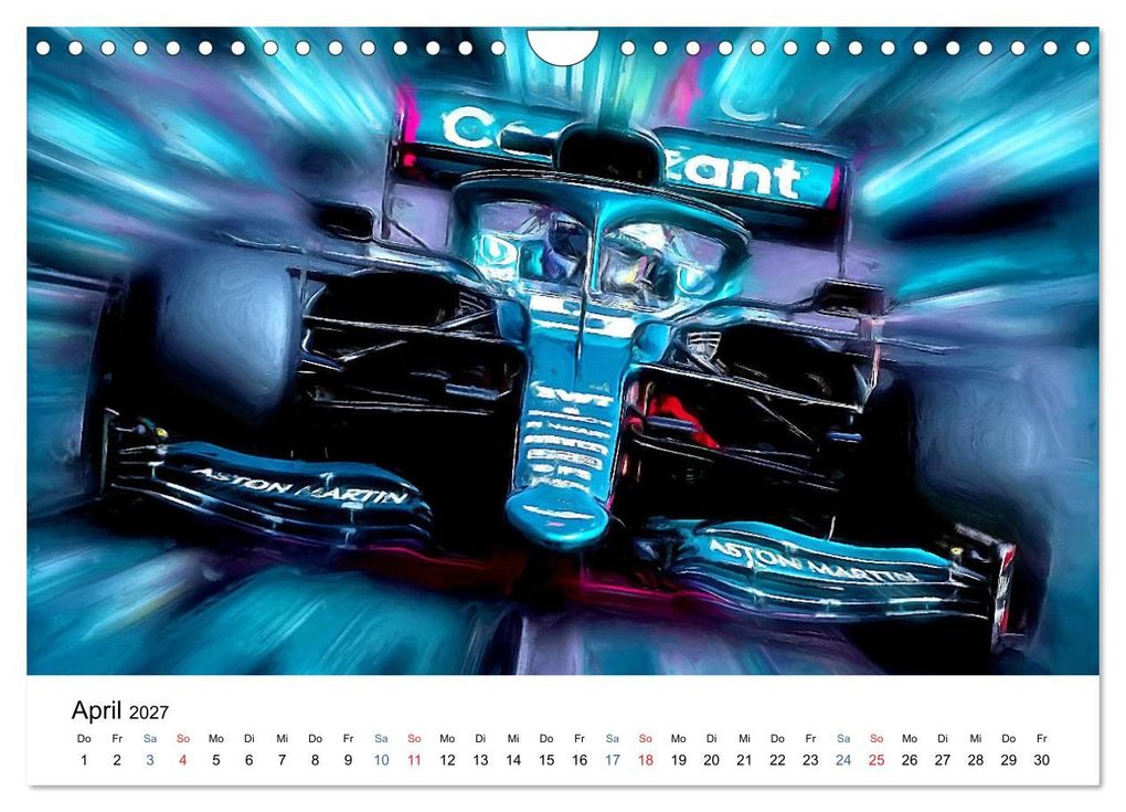 Weitere Ansicht: Deutsche in der Formel 1 (Wandkalender 2027 DIN A4 quer), CALVENDO Monatskalender | Jean-Louis Glineur, Calvendo