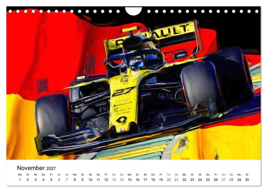 Weitere Ansicht: Deutsche in der Formel 1 (Wandkalender 2027 DIN A4 quer), CALVENDO Monatskalender | Jean-Louis Glineur, Calvendo