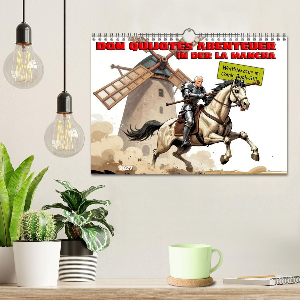 Weitere Ansicht: Don Quijotes Abenteuer in der La Mancha (Wandkalender 2027 DIN A4 quer), CALVENDO Monatskalender | Werner Braun, Calvendo