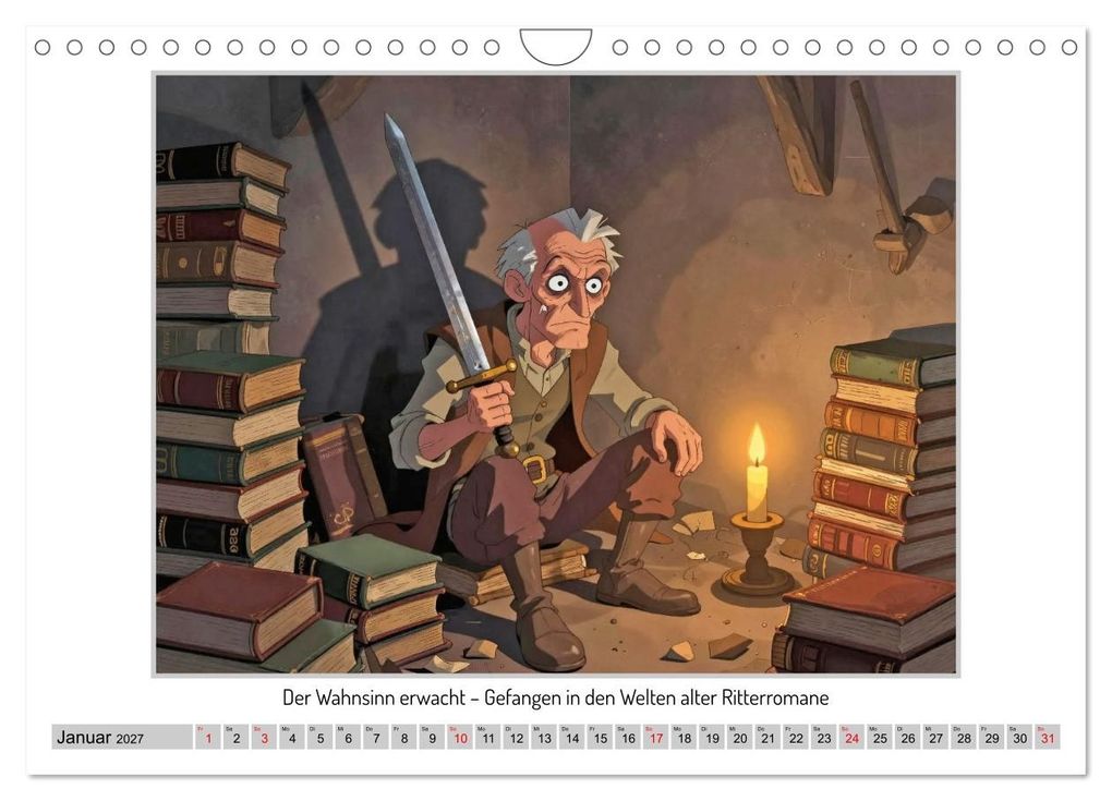 Weitere Ansicht: Don Quijotes Abenteuer in der La Mancha (Wandkalender 2027 DIN A4 quer), CALVENDO Monatskalender | Werner Braun, Calvendo