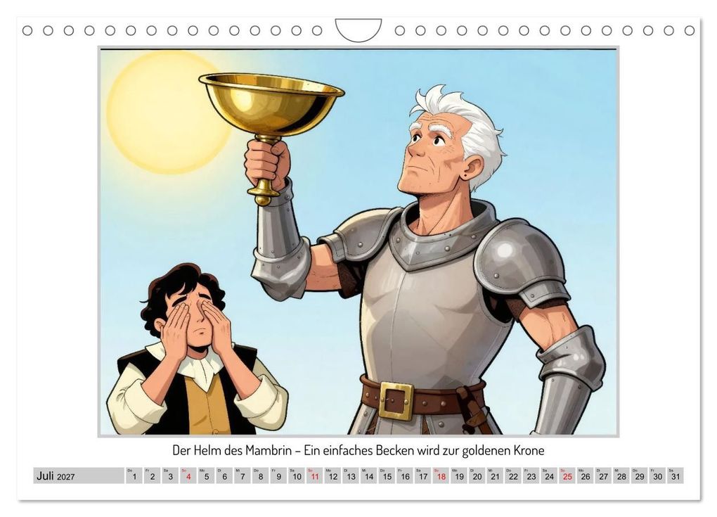 Weitere Ansicht: Don Quijotes Abenteuer in der La Mancha (Wandkalender 2027 DIN A4 quer), CALVENDO Monatskalender | Werner Braun, Calvendo