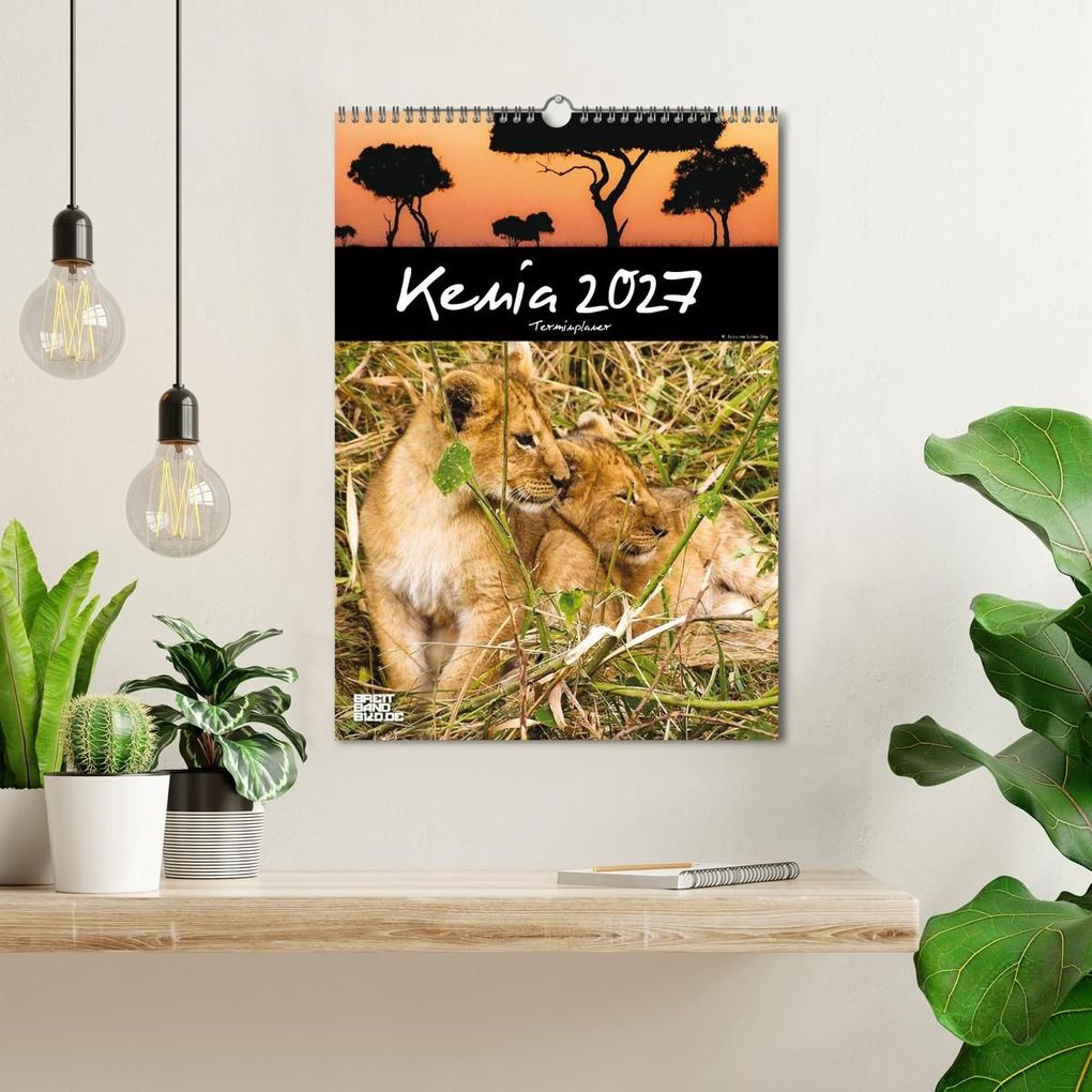 Weitere Ansicht: Kenia - Terminplaner (Wandkalender 2027 DIN A3 hoch), CALVENDO Monatskalender | Sabine Bieg, Calvendo