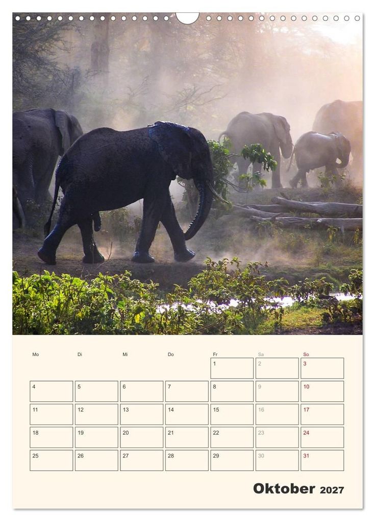 Weitere Ansicht: Kenia - Terminplaner (Wandkalender 2027 DIN A3 hoch), CALVENDO Monatskalender | Sabine Bieg, Calvendo