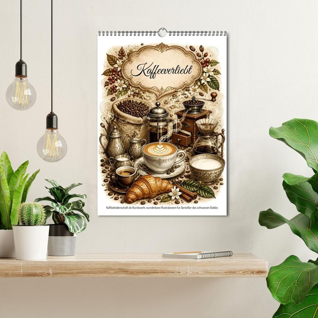 Weitere Ansicht: Kaffeeverliebt (Wandkalender 2027 DIN A3 hoch), CALVENDO Monatskalender | Liam Blue, Calvendo