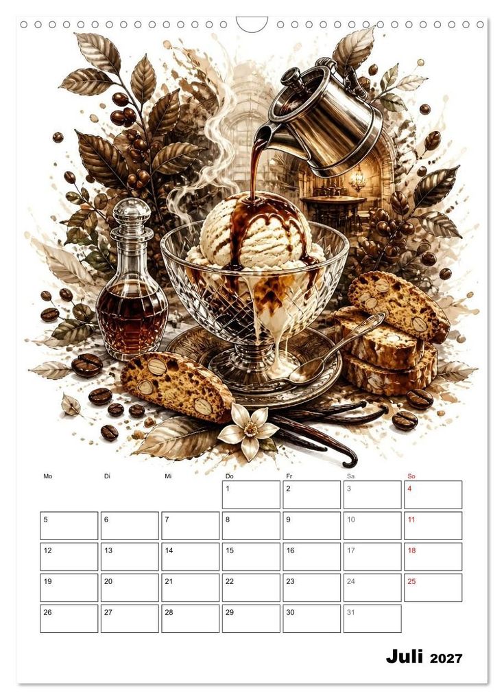 Weitere Ansicht: Kaffeeverliebt (Wandkalender 2027 DIN A3 hoch), CALVENDO Monatskalender | Liam Blue, Calvendo