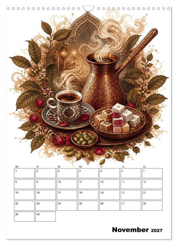 Weitere Ansicht: Kaffeeverliebt (Wandkalender 2027 DIN A3 hoch), CALVENDO Monatskalender | Liam Blue, Calvendo